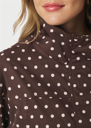 Callisa dot jakke Brown Neo Noir